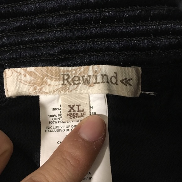 Rewind Dark Blue and Pink Crotchet Shorts - Picture 6 of 8